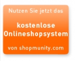 Kostenloser Webspace von shopmunity, auf Homepage erstellen warten